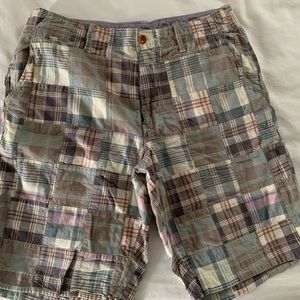 JCrew Vintage Patchwork Plaid Shorts